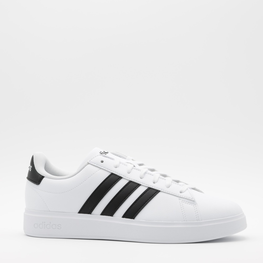 Adidas Men's Classic 3 Stripe Comfort Grand Court‎ 2.0 Shoes White/Black Size 10